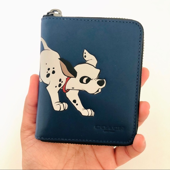 Disney X Coach Medium Zip Around Wallet Dalmatian - Picture 6 of 6